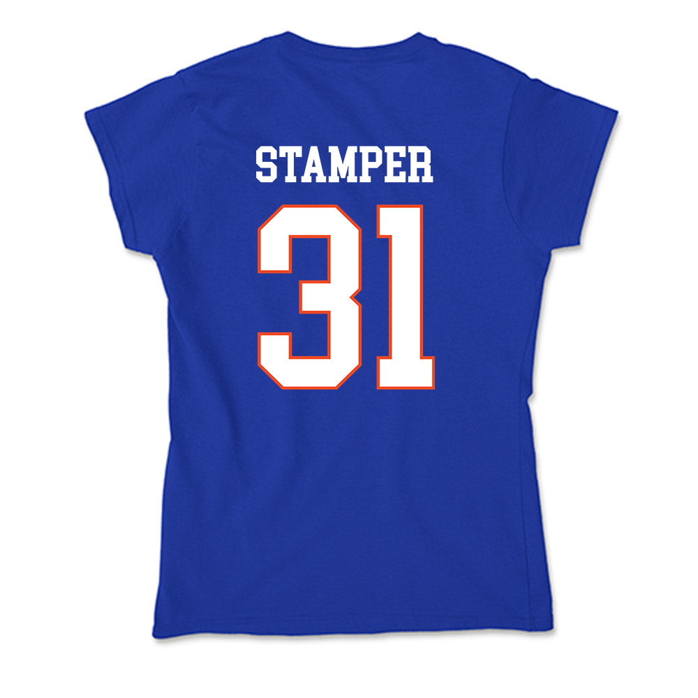Boise State - NCAA Women's Soccer : Marin Stamper - Soft Style Women’s T-Shirt-1