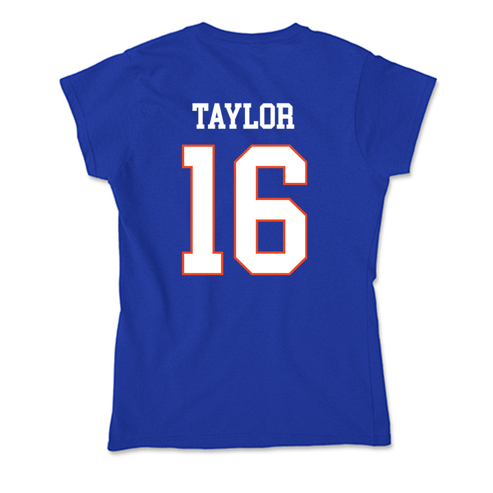 Boise State - NCAA Football : Jackson Taylor - Soft Style Women’s T-Shirt-1