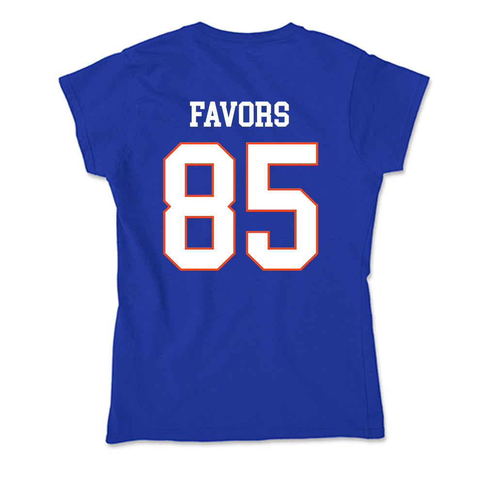 Boise State - NCAA Football : Terrious Favors - Soft Style Women’s T-Shirt-1