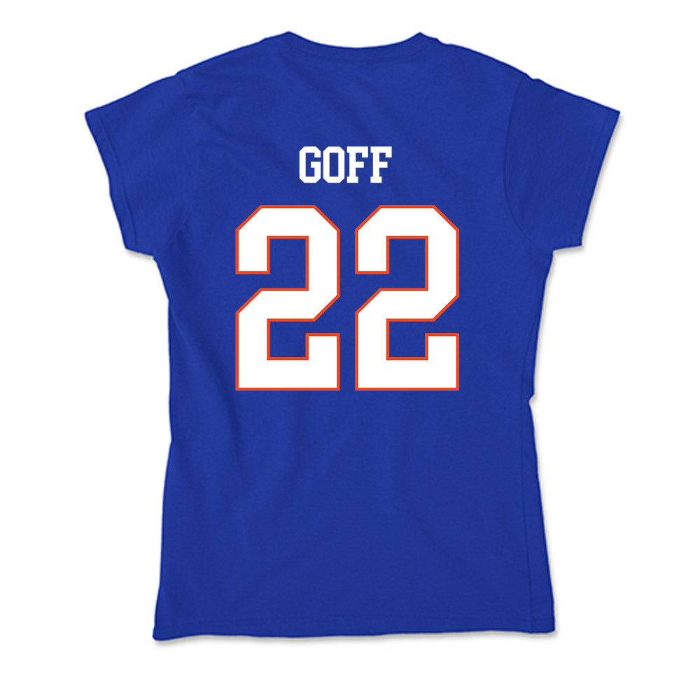 Boise State - NCAA Football : Juelz Goff - Soft Style Women’s T-Shirt-1
