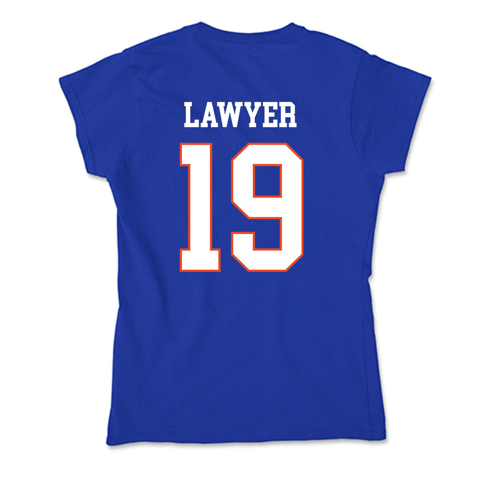 Boise State - NCAA Women's Soccer : Asia Lawyer - Soft Style Women’s T-Shirt-1