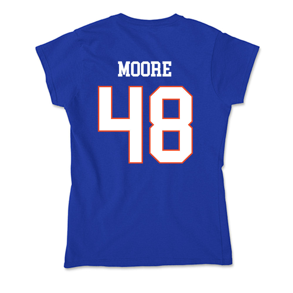 Boise State - NCAA Football : Canaan Moore - Soft Style Women’s T-Shirt-1