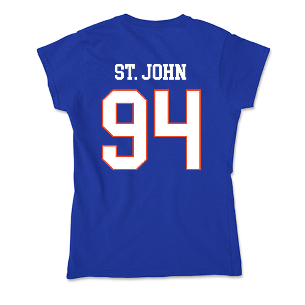 Boise State - NCAA Football : Paz St. John - Soft Style Women’s T-Shirt-1