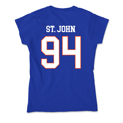 Boise State - NCAA Football : Paz St. John - Soft Style Women’s T-Shirt-1