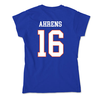Boise State - NCAA Men's Basketball : Spencer Ahrens - Soft Style Women’s T-Shirt-1