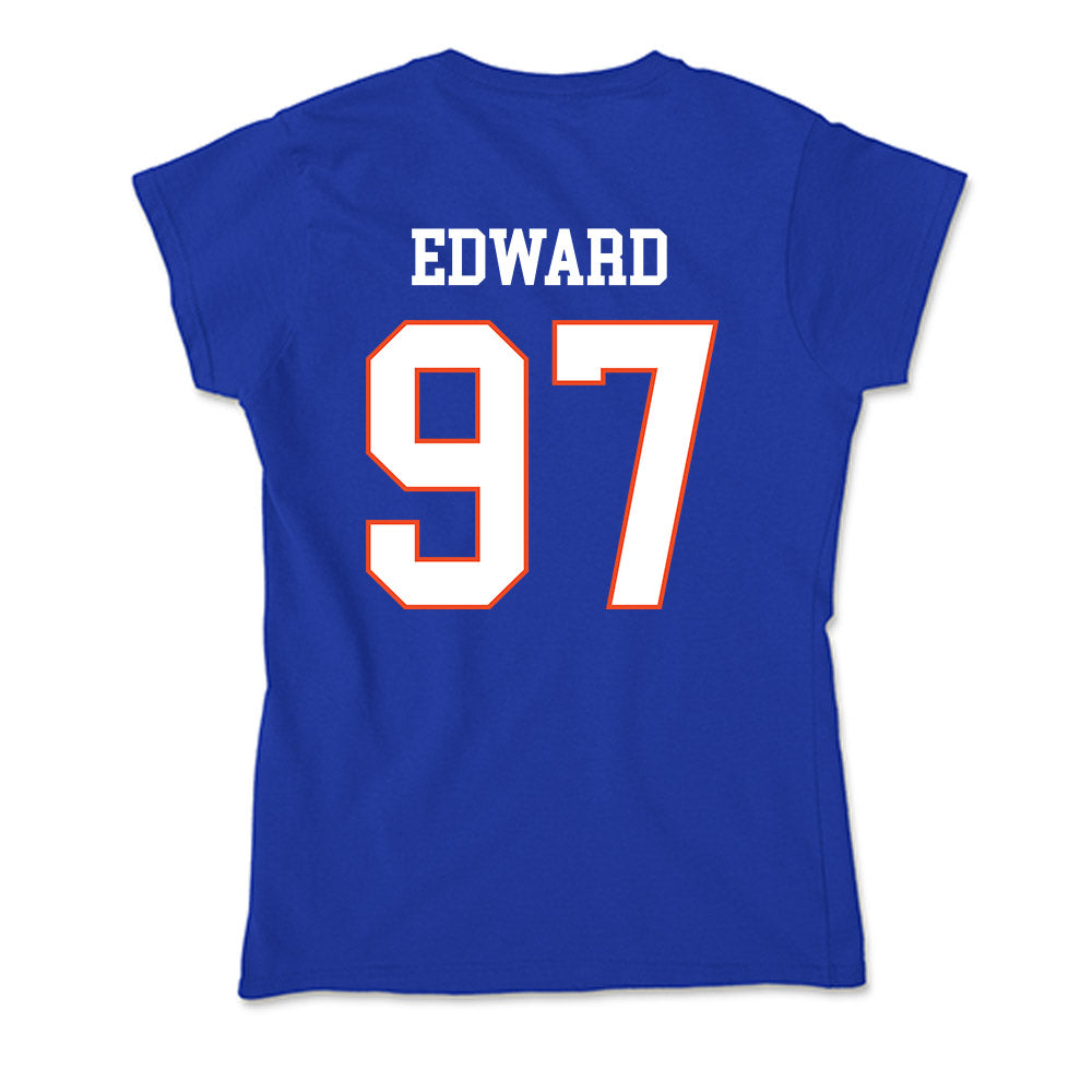 Boise State - NCAA Football : Mikaio Edward - Soft Style Women’s T-Shirt-1
