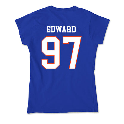 Boise State - NCAA Football : Mikaio Edward - Soft Style Women’s T-Shirt-1