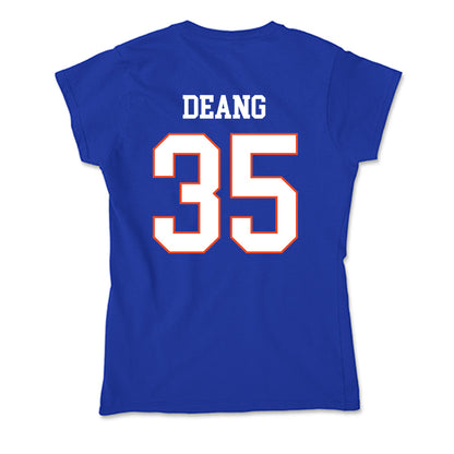 Boise State - NCAA Men's Basketball : Jikany Deang - Soft Style Women’s T-Shirt-1