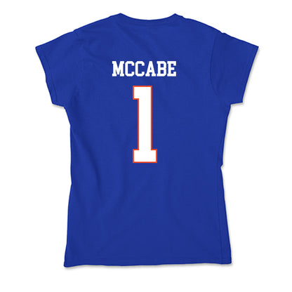 Boise State - NCAA Women's Soccer : Molly McCabe - Soft Style Women’s T-Shirt-1