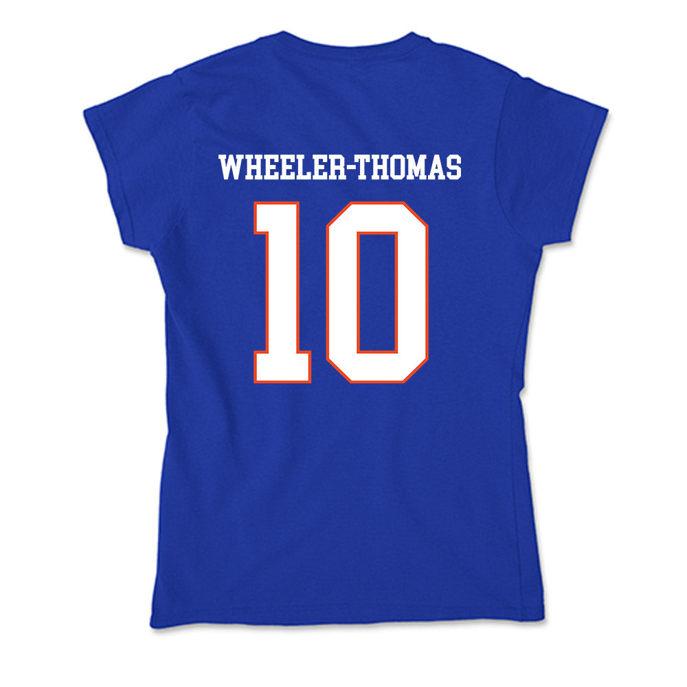 Boise State - NCAA Men's Basketball : Damari Wheeler-Thomas - Soft Style Women’s T-Shirt-1