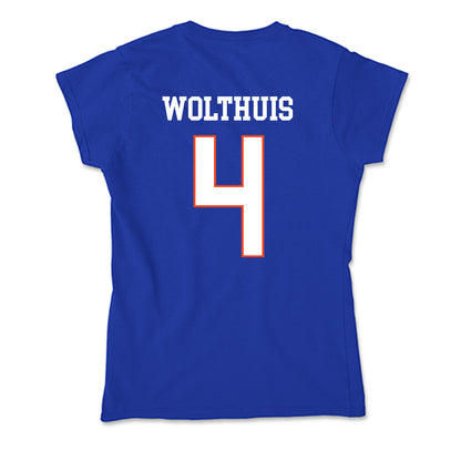Boise State - NCAA Beach Volleyball : Elli Wolthuis - Soft Style Women’s T-Shirt-1