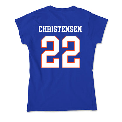 Boise State - NCAA Beach Volleyball : Anika Christensen - Soft Style Women’s T-Shirt-1