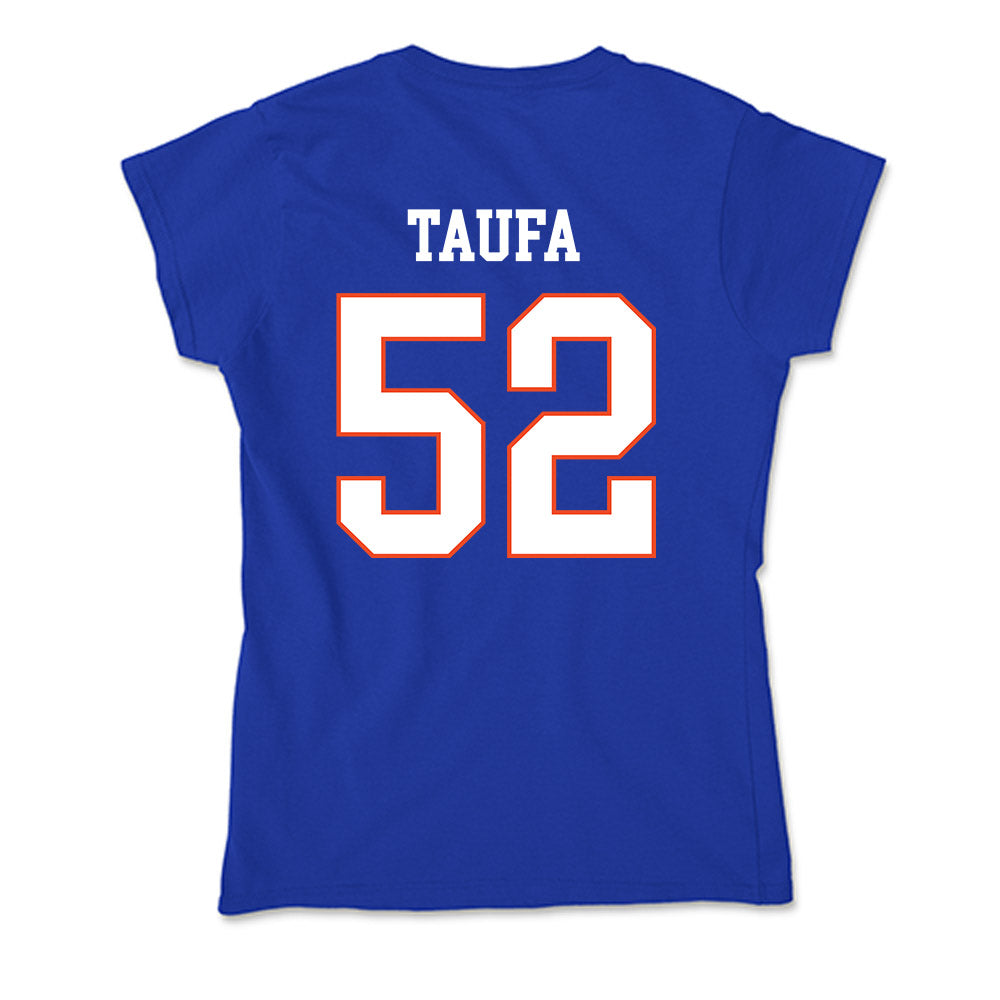 Boise State - NCAA Football : Stewart Taufa - Soft Style Women’s T-Shirt-1