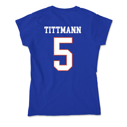 Boise State - NCAA Women's Volleyball : Azzy Tittmann - Soft Style Women’s T-Shirt-1