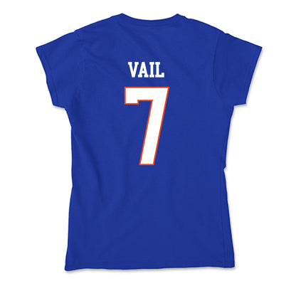 Boise State - NCAA Women's Soccer : Evva Vail - Soft Style Women’s T-Shirt-1