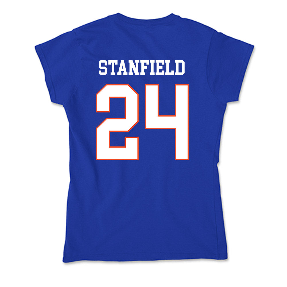 Boise State - NCAA Women's Soccer : Mikayla Stanfield - Soft Style Women’s T-Shirt-1