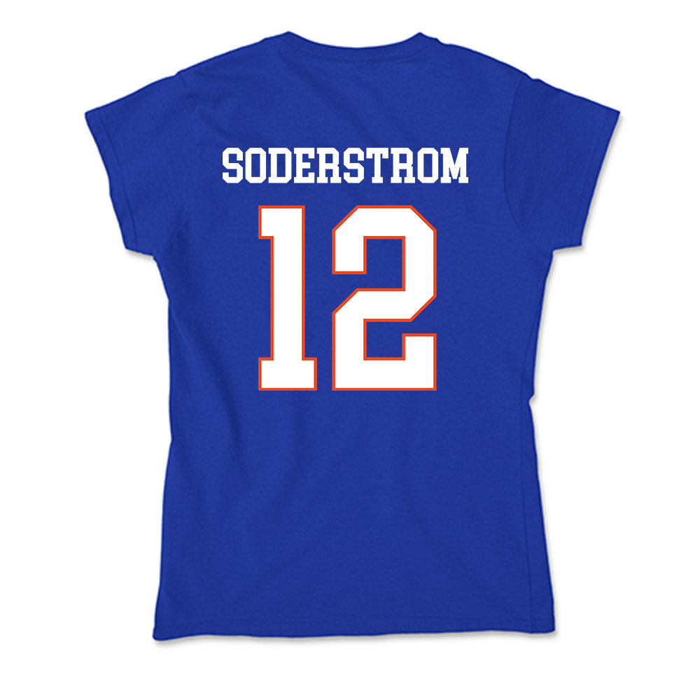 Boise State - NCAA Women's Soccer : Kayla Soderstrom - Soft Style Women’s T-Shirt-1