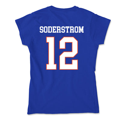 Boise State - NCAA Women's Soccer : Kayla Soderstrom - Soft Style Women’s T-Shirt-1