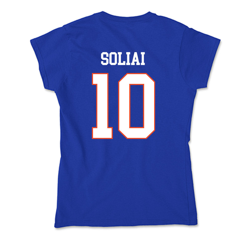 Boise State - NCAA Football : Madden Soliai - Soft Style Women’s T-Shirt-1