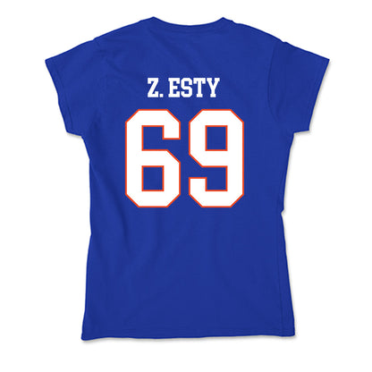 Boise State - NCAA Football : Zander Z. Esty - Soft Style Women’s T-Shirt-1