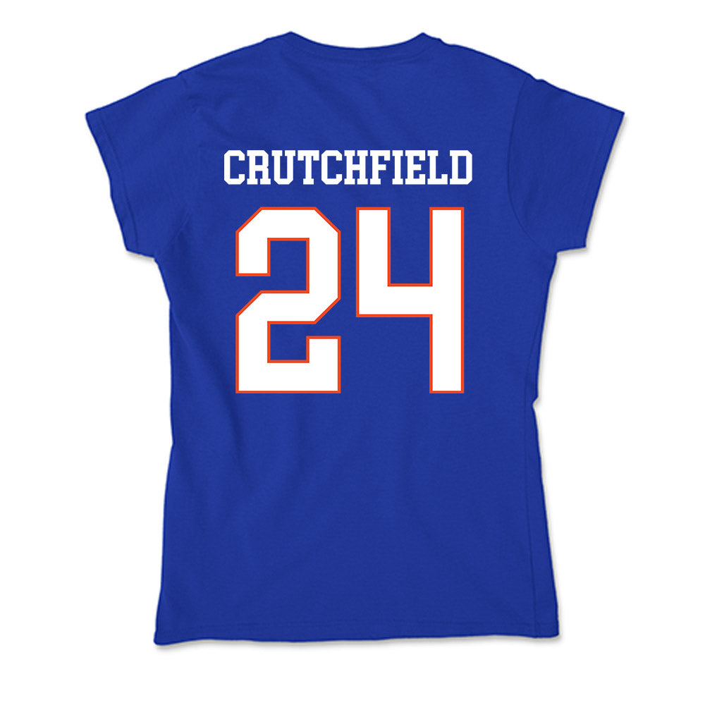 Boise State - NCAA Football : Tahj Crutchfield - Soft Style Women’s T-Shirt-1