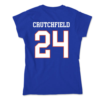 Boise State - NCAA Football : Tahj Crutchfield - Soft Style Women’s T-Shirt-1