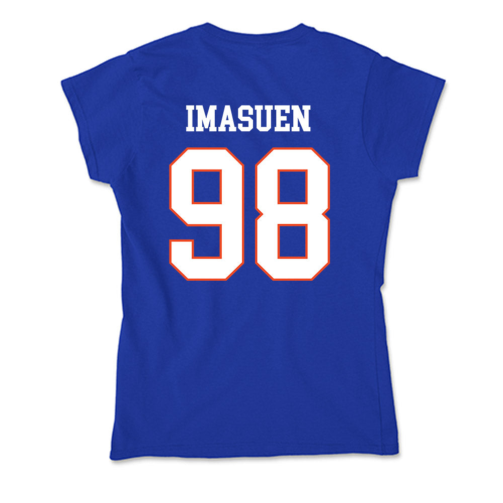 Boise State - NCAA Football : Bethel Imasuen - Soft Style Women’s T-Shirt-1