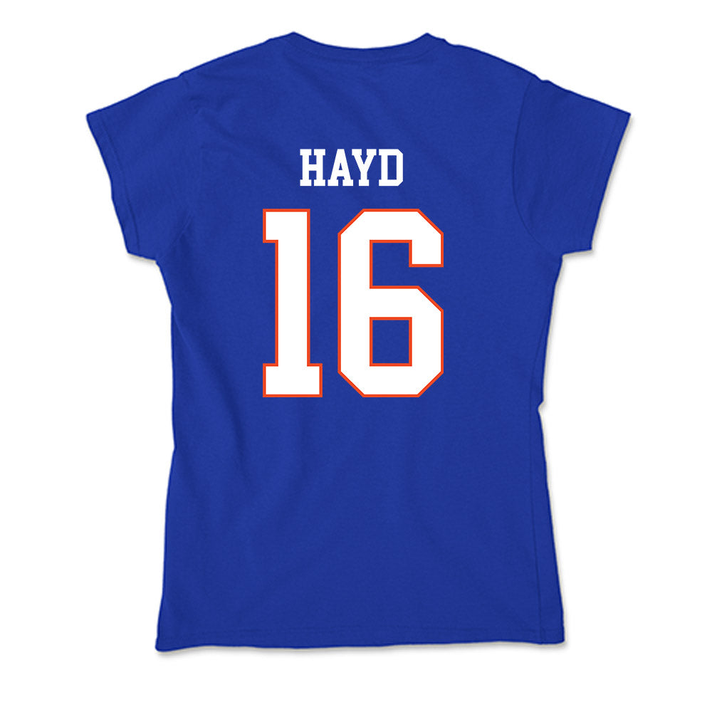Boise State - NCAA Beach Volleyball : Nora Hayd - Soft Style Women’s T-Shirt-1