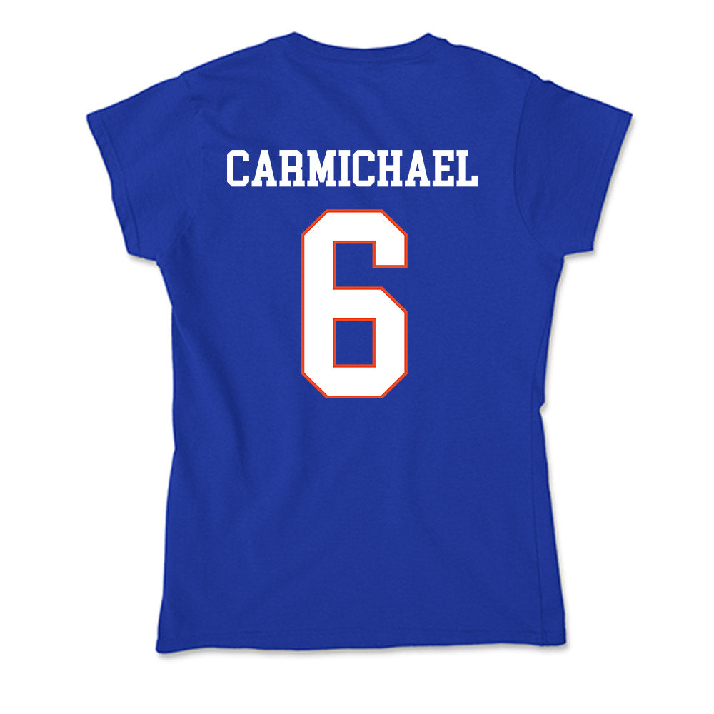 Boise State - NCAA Men's Basketball : Pearson Carmichael - Soft Style Women’s T-Shirt-1