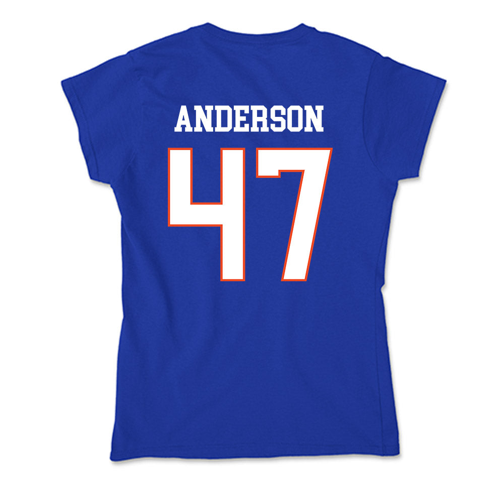 Boise State - NCAA Football : Kaden Anderson - Soft Style Women’s T-Shirt-1
