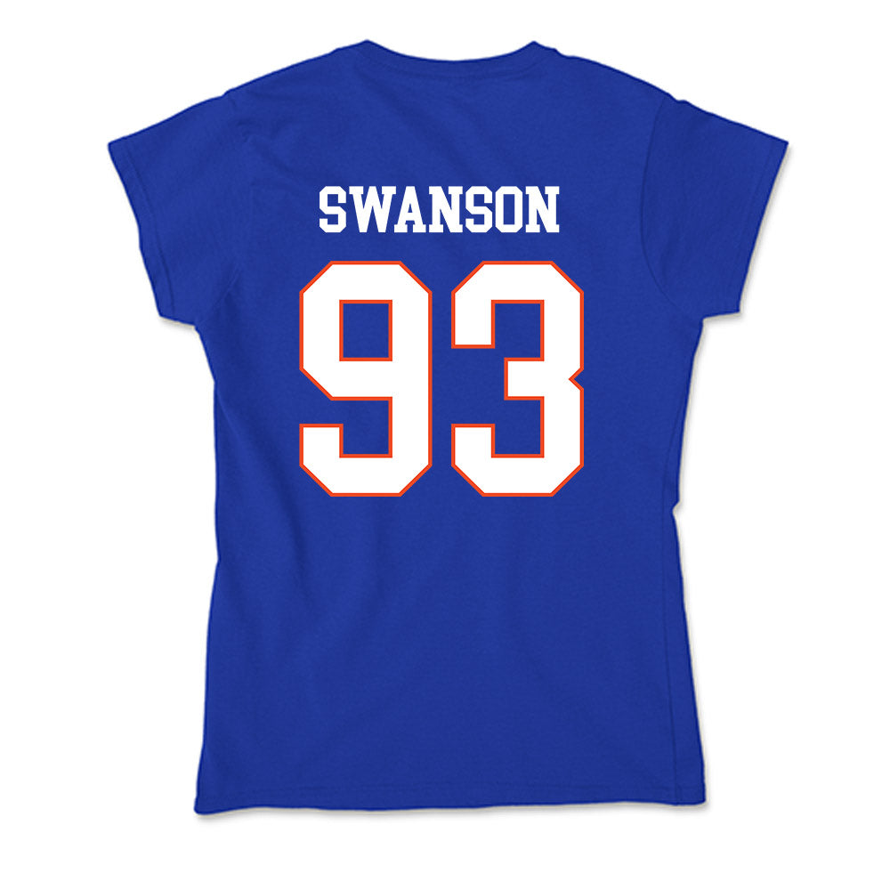 Boise State - NCAA Football : Ryder Swanson - Soft Style Women’s T-Shirt-1