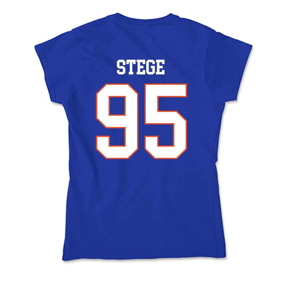 Boise State - NCAA Football : Max Stege - Soft Style Women’s T-Shirt-1