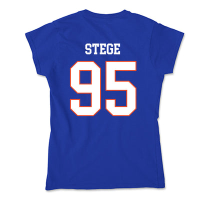 Boise State - NCAA Football : Max Stege - Soft Style Women’s T-Shirt-1