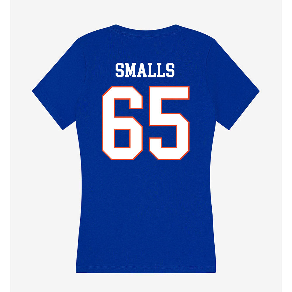 Boise State - NCAA Football : Hakeim Smalls - Women's V-Neck T-Shirt-1