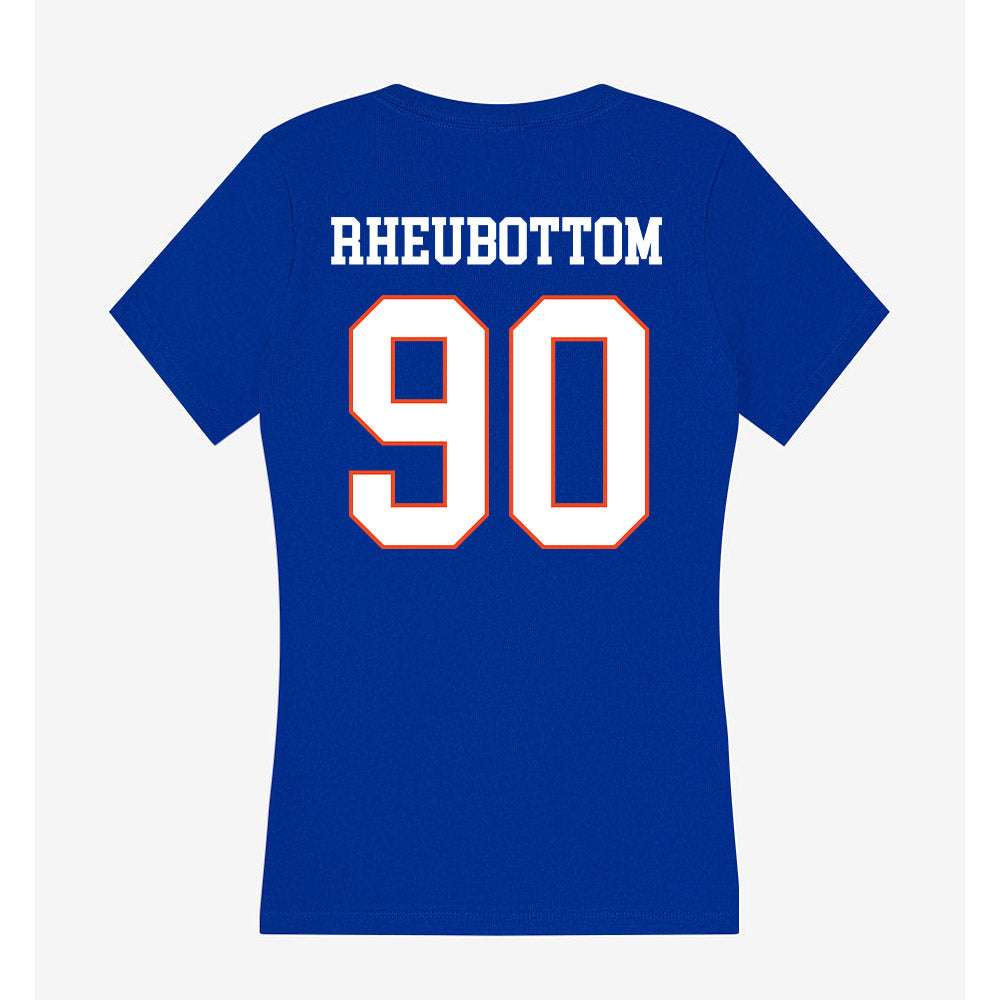 Boise State - NCAA Football : Drew Rheubottom - Women's V-Neck T-Shirt-1