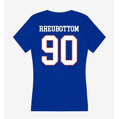 Boise State - NCAA Football : Drew Rheubottom - Women's V-Neck T-Shirt-1