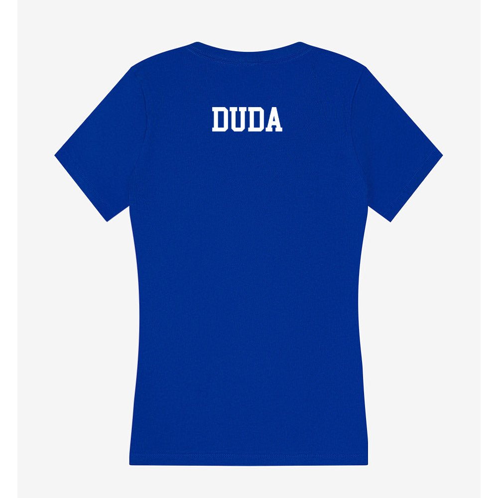Boise State - NCAA Men's Tennis : Adam Duda - Women's V-Neck T-Shirt-1