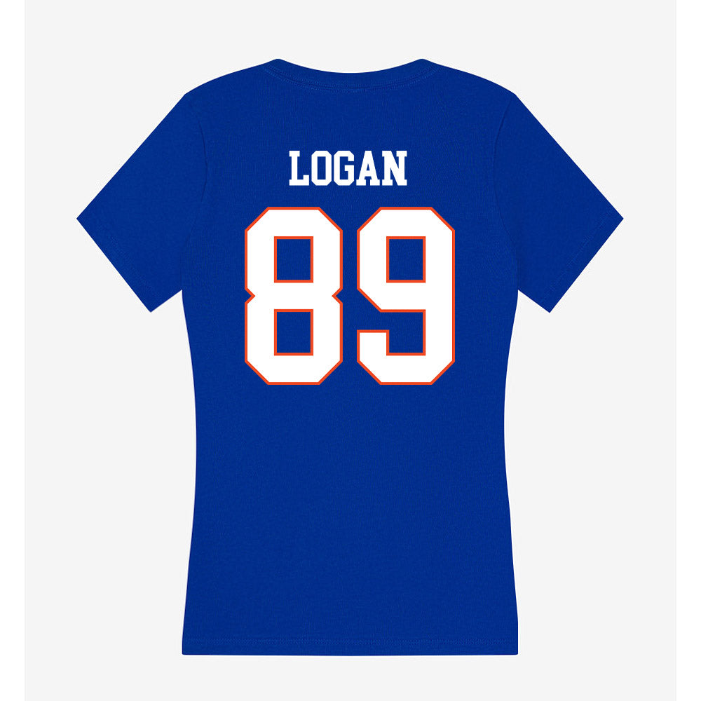 Boise State - NCAA Football : AJ Logan - Women's V-Neck T-Shirt-1