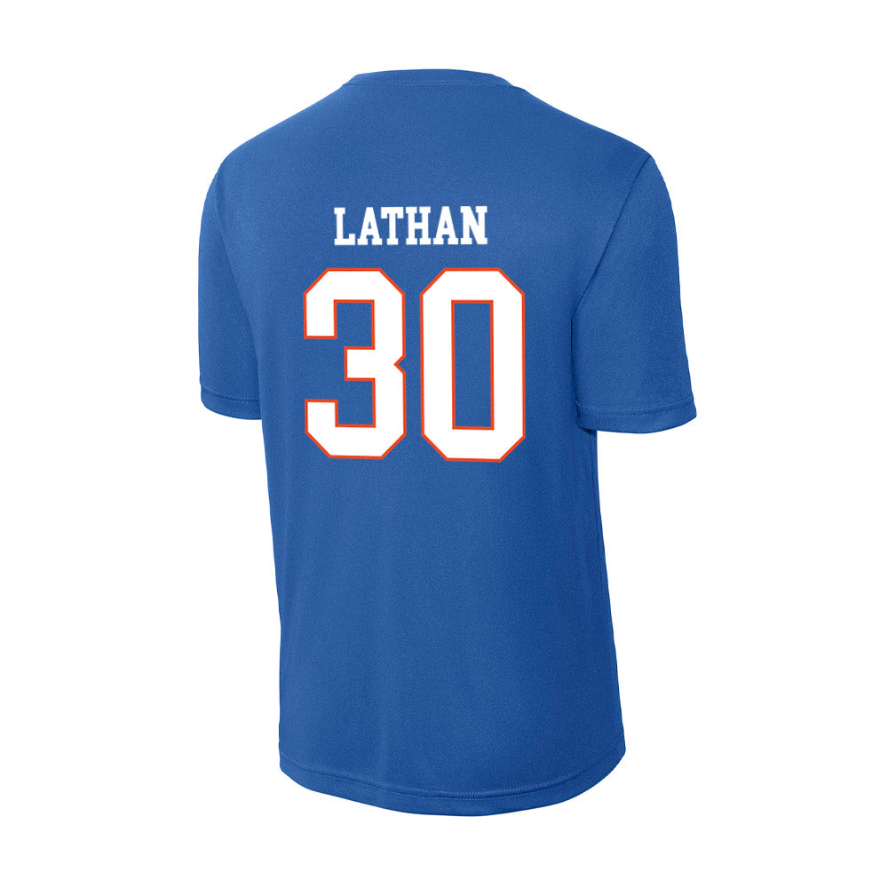 Boise State - NCAA Men's Basketball : Ethan Lathan - Activewear T-Shirt-1