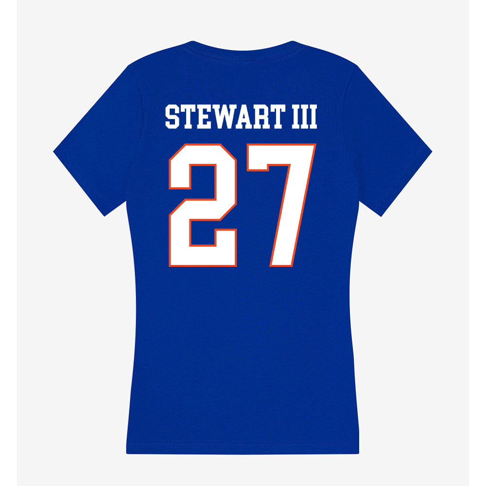Boise State - NCAA Football : Harry Stewart III - Women's V-Neck T-Shirt-1