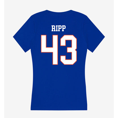 Boise State - NCAA Football : Jake Ripp - Women's V-Neck T-Shirt-1