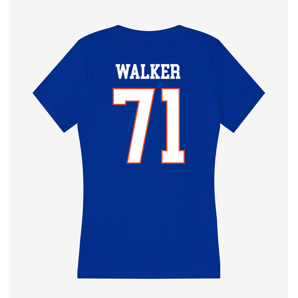 Boise State - NCAA Football : Miles Walker - Women's V-Neck T-Shirt-1