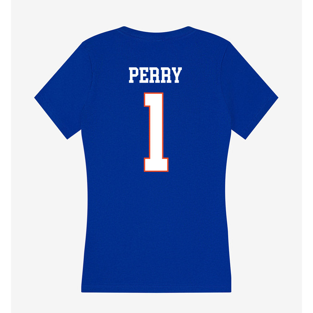Boise State - NCAA Women's Soccer : Jordan Perry - Women's V-Neck T-Shirt-1