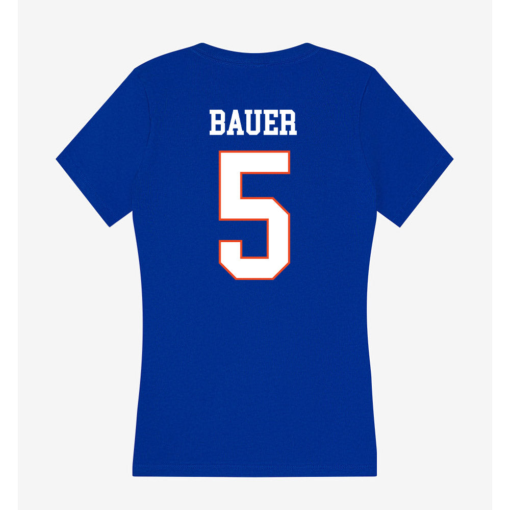 Boise State - NCAA Softball : Olivia Bauer - Women's V-Neck T-Shirt-1