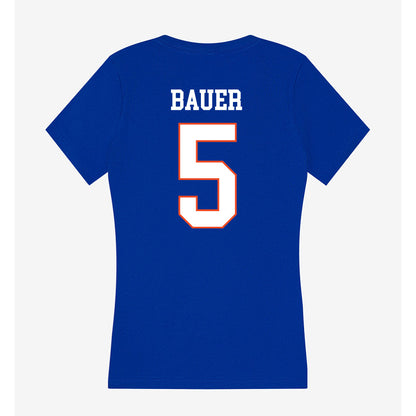 Boise State - NCAA Softball : Olivia Bauer - Women's V-Neck T-Shirt-1