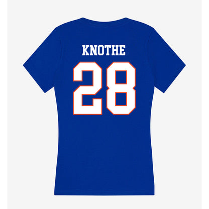 Boise State - NCAA Football : Seth Knothe - Women's V-Neck T-Shirt-1