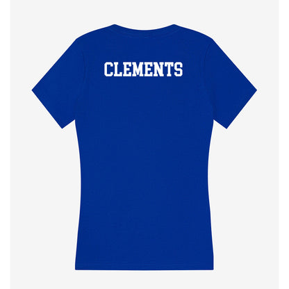 Boise State - NCAA Women's Gymnastics : Morgan Clements - Women's V-Neck T-Shirt-1