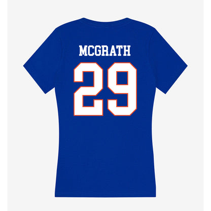Boise State - NCAA Women's Soccer : Anna McGrath - Women's V-Neck T-Shirt-1
