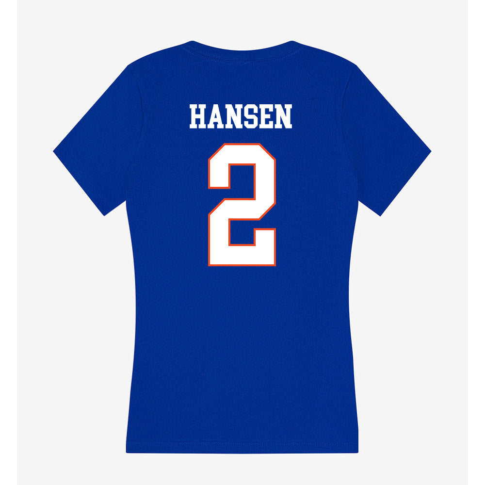 Boise State - NCAA Women's Volleyball : Amelia Hansen - Women's V-Neck T-Shirt-1