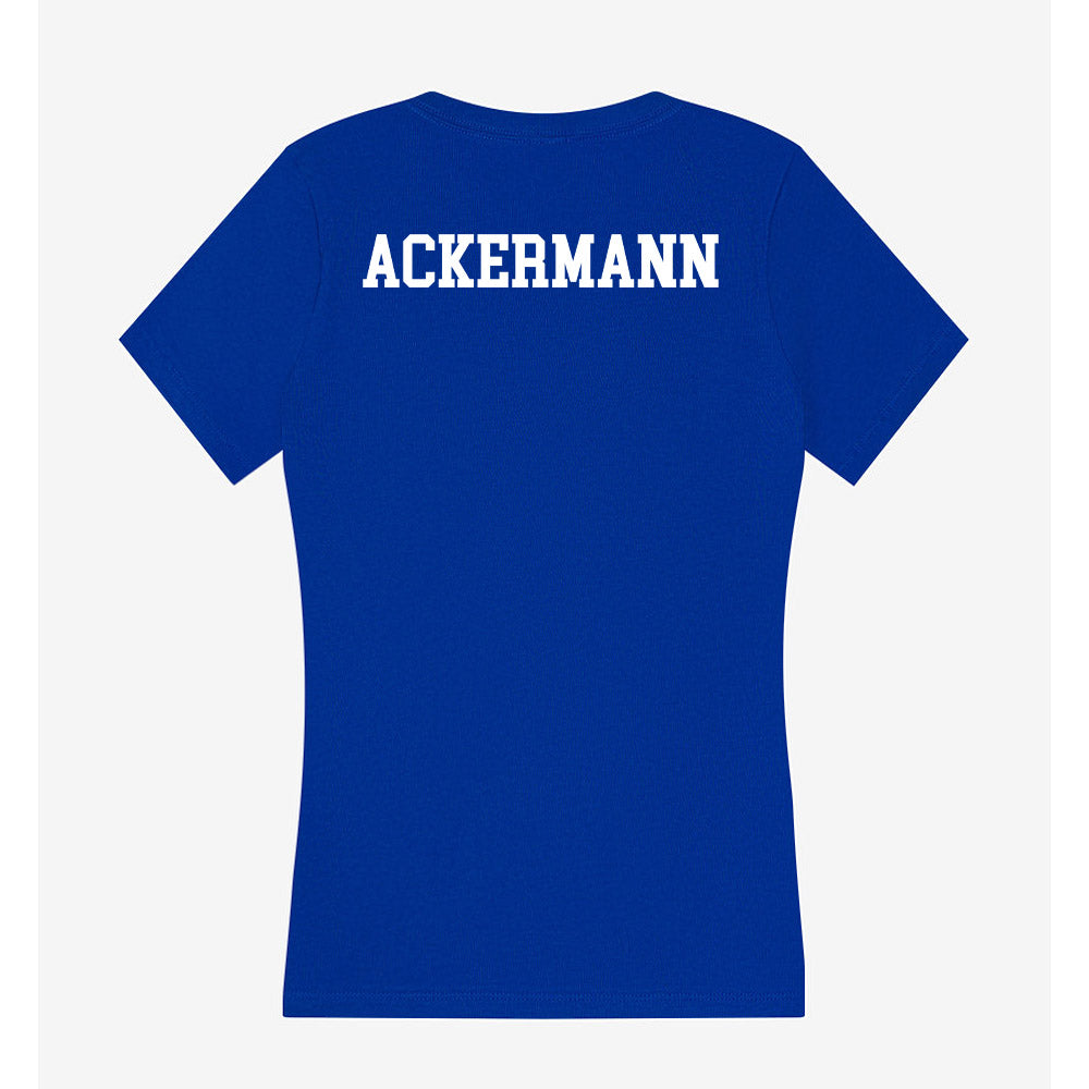 Boise State - NCAA Women's Track & Field : Hanna Ackermann - Women's V-Neck T-Shirt-1
